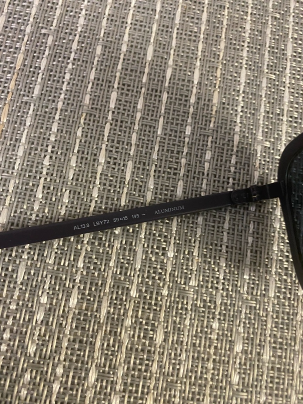 Dior Men's Aviator Sunglasses in Dark Blue with Black Lenses - Picture 5 of 5